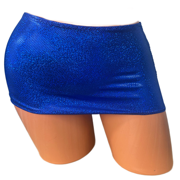 Sapphire Blue Micro mini Skirt Cover Up