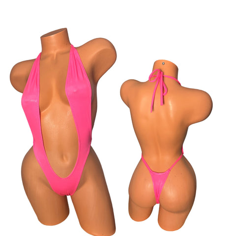 Neon Pink One Piece Slingshot