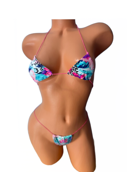 Tropical Island Micro elastic Bikini