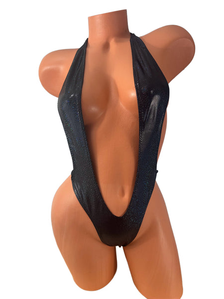 Black Metallic One Piece Slingshot