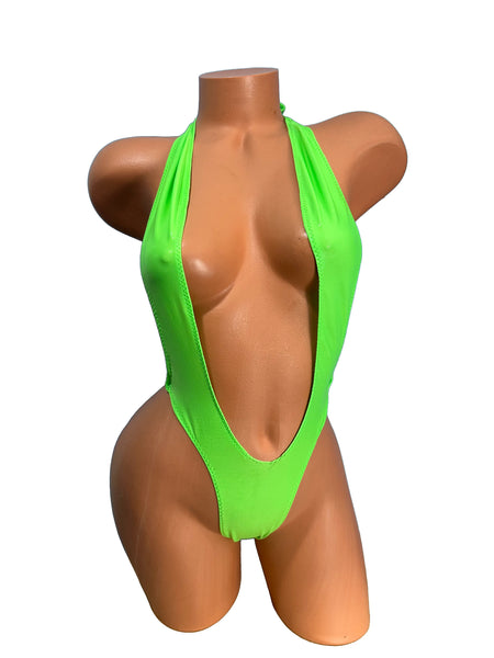Neon Green One Piece Slingshot