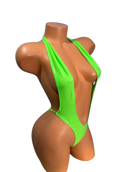 Neon Green One Piece Slingshot