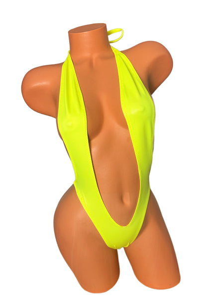 Neon Yellow One Piece Slingshot