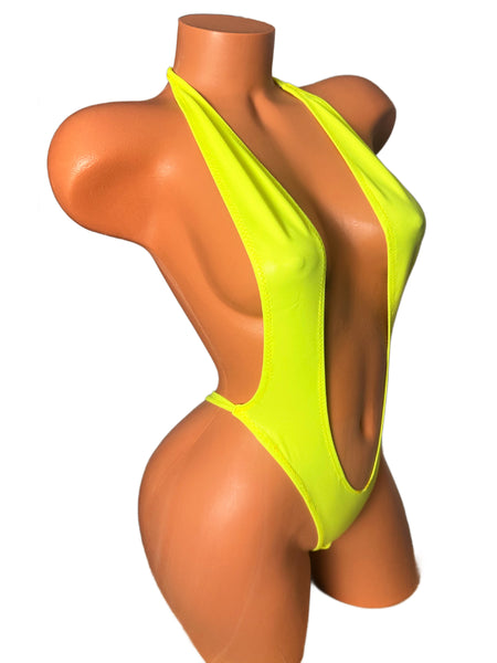 Neon Yellow One Piece Slingshot