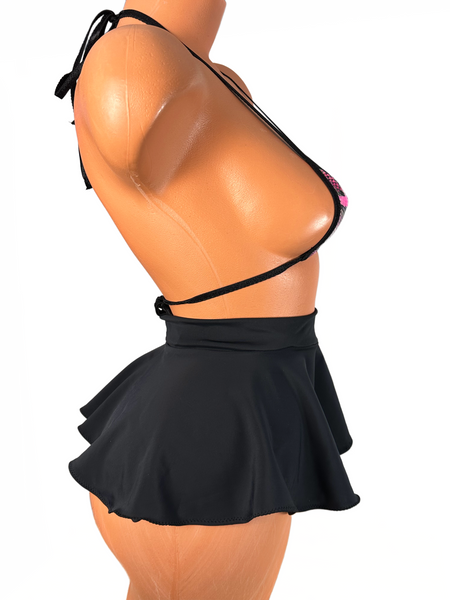Black Micro Mini Skirt