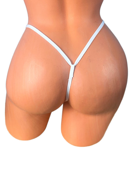 Red Pink Trim  Micro Thong