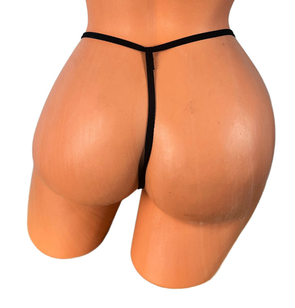 Black Micro Thong