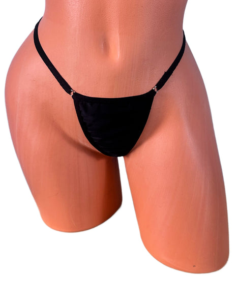 Black Micro Thong