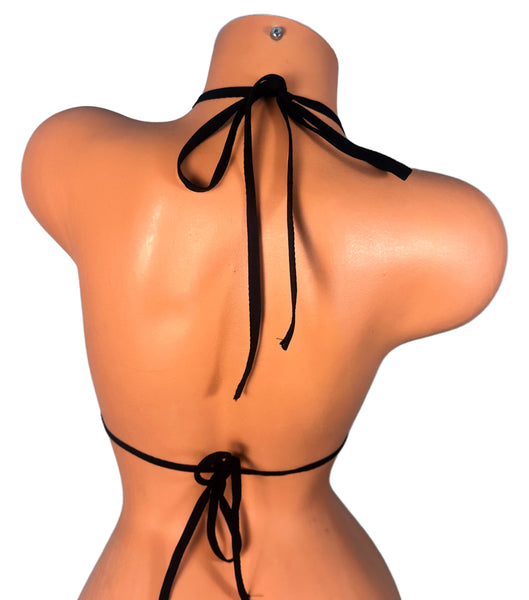 Black Micro Triangle Top