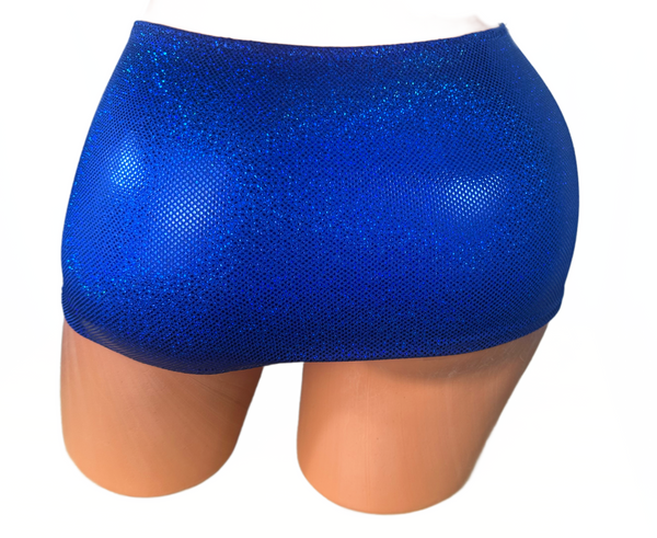 Sapphire Blue Micro mini Skirt Cover Up