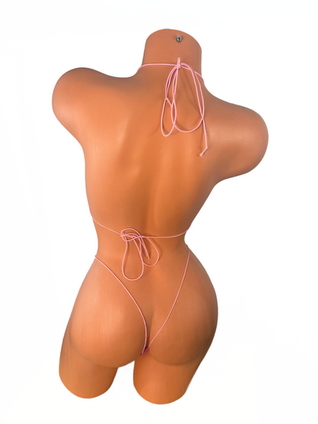 Hot Pink metallic Mini Bikini