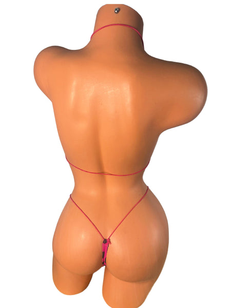 Mini Bikini: Extreme Micro Coverage - Leopard Print