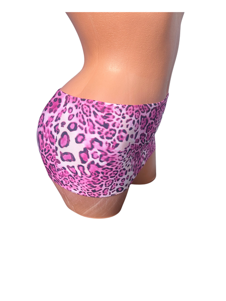 Light Cheetah Micro mini skirt cover up