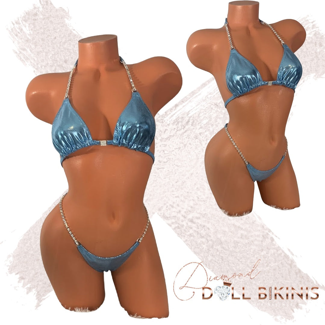 Tiffany Blue Basic Competition Bikini