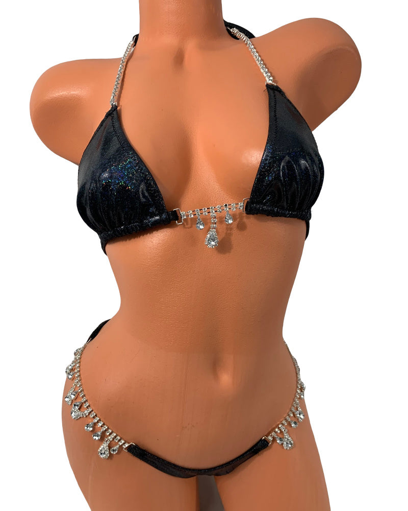 Vivian Black Holographic Bikini